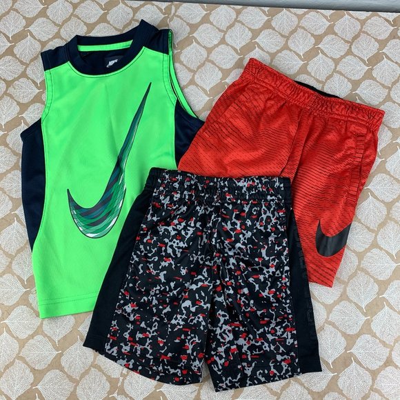 Nike Under Armour Size 4 Short Shirt Set